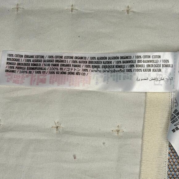 Disney Baby Organic Cotton Blanket | Cream Blue Mickey Snowman - Picture 6 of 9